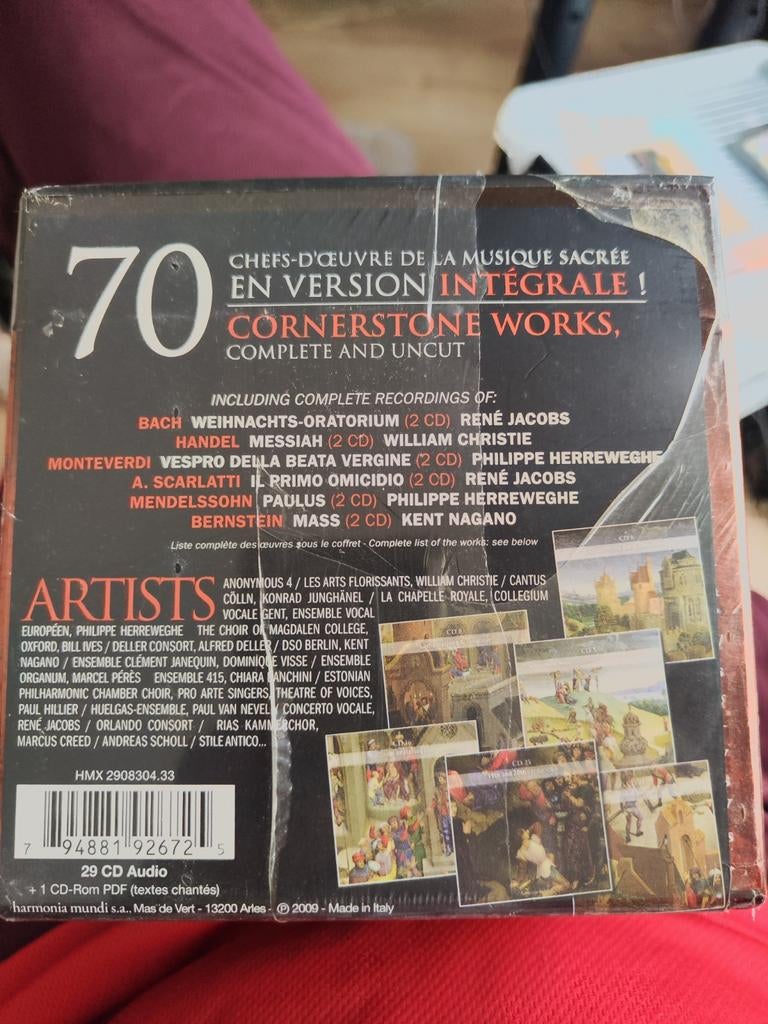 Les chefs-d'œuvre de la musique sacrée, Enlèvement, Neuf, dans son emballage, Coffret