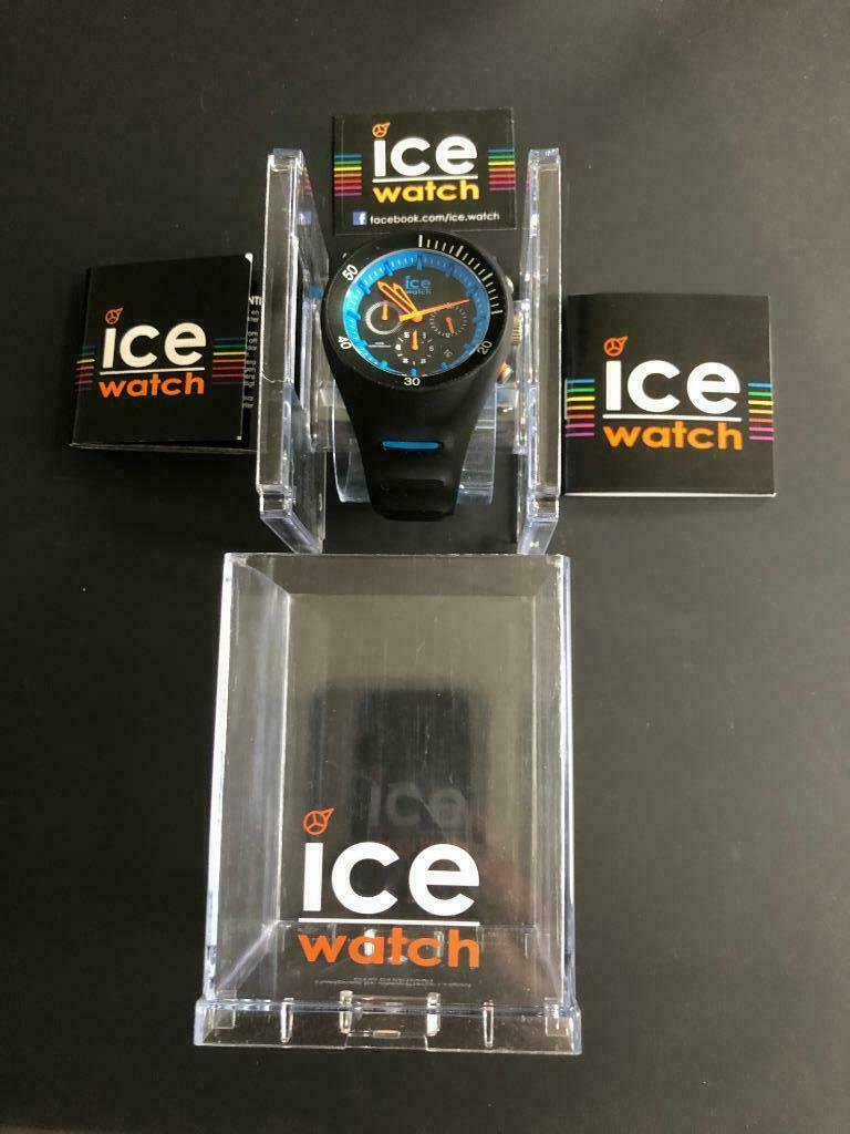 Ice Watch P. Leclercq Deep water 014945, Ophalen of Verzenden, Zo goed als nieuw, Zwart, Jongen of Meisje