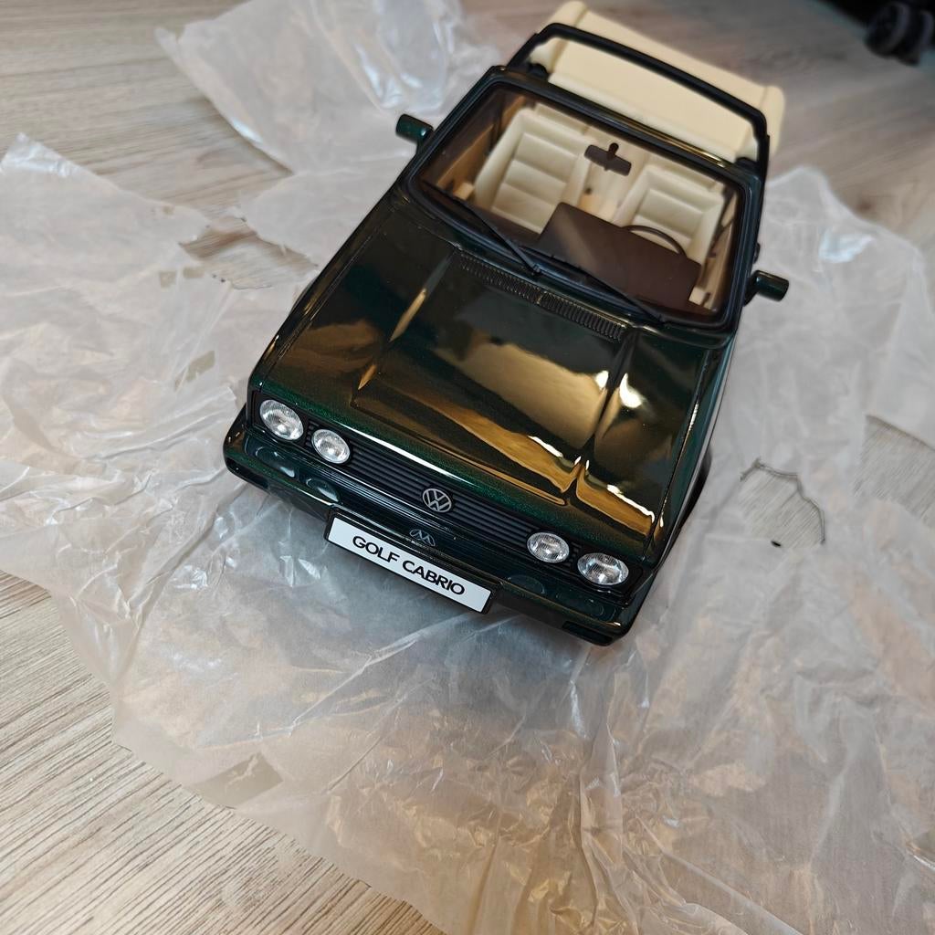 Golf 1 cabrio cabriolet classicline groen otto mobile 1:12, Enlèvement ou Envoi, Comme neuf