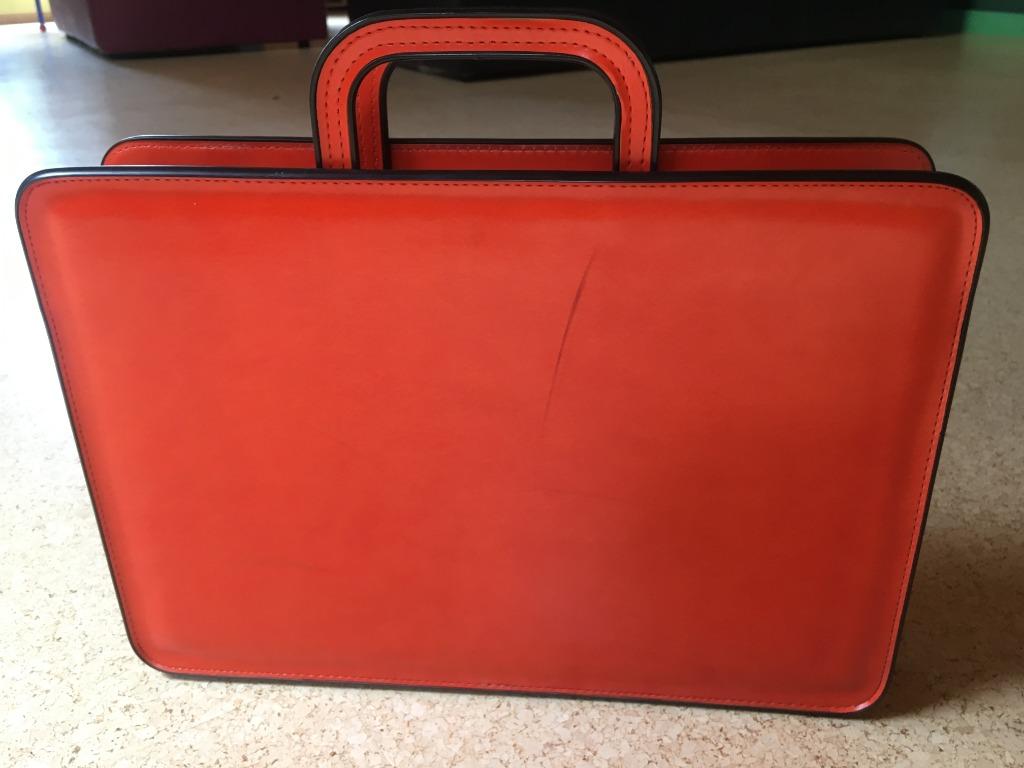 mallette orange vintage, Enlèvement ou Envoi