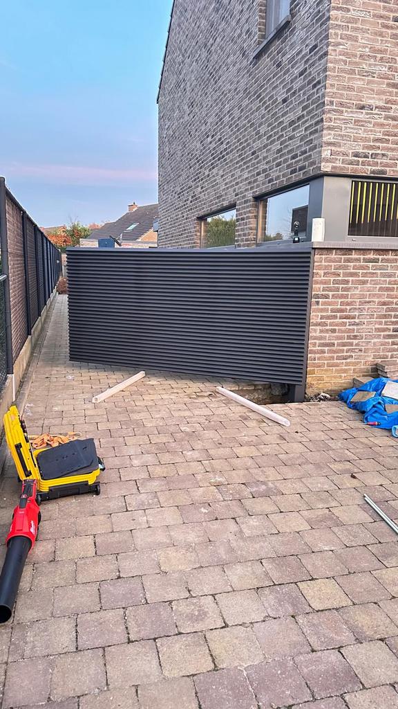 Stalen en aluminium poorten, Tuin en Terras, Ophalen, Nieuw, Aluminium, Draaipoort