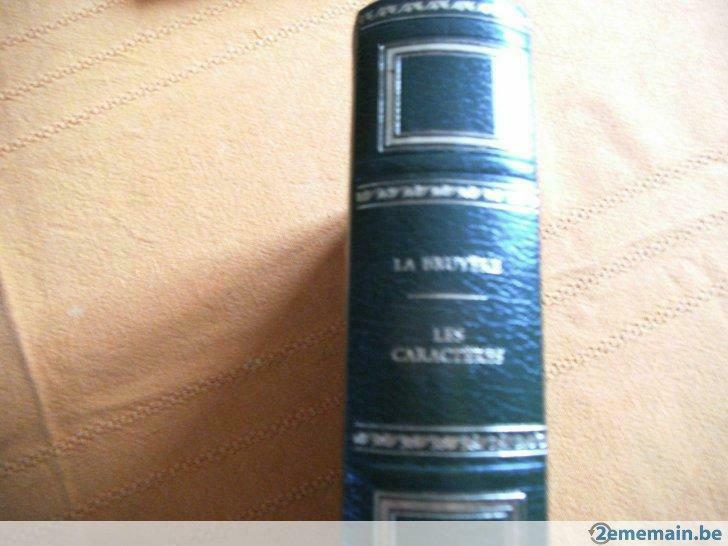 Livre "Les Caractères" La Bruyère., Envoi, Utilisé
