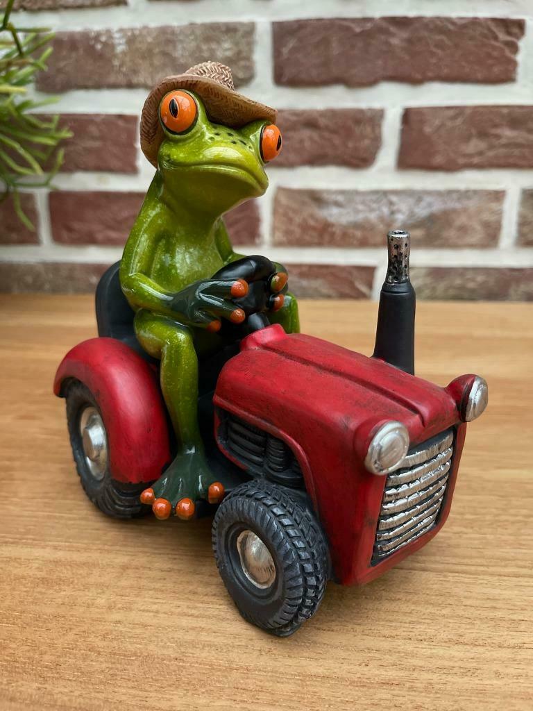 Beeldje kikker op TRACTOR, Ophalen of Verzenden, Zo goed als nieuw, Overige typen