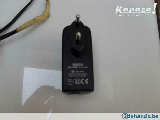 Bosch MA 1000 adaptor, Telecommunicatie, Mobiele telefoons | Telefoon-opladers, Ophalen of Verzenden, Gebruikt