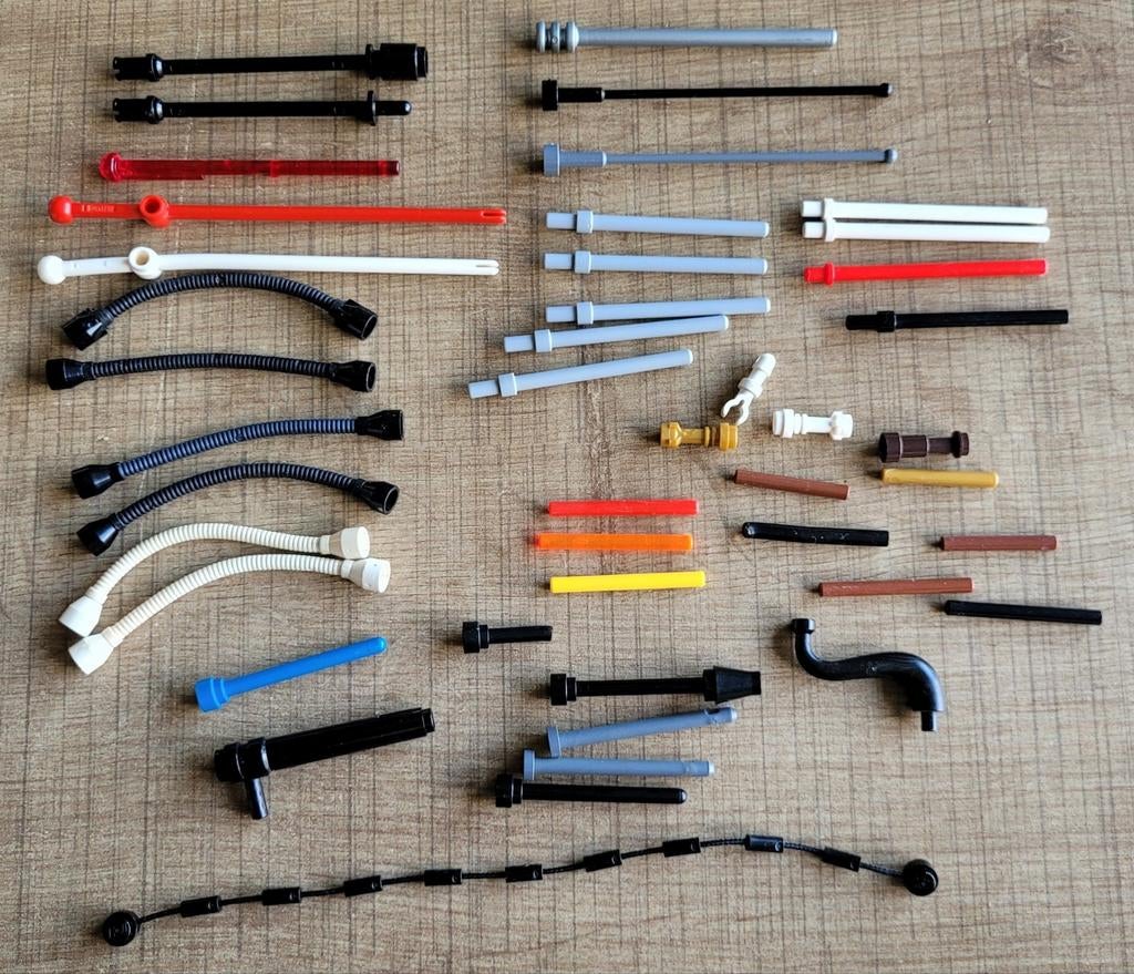 Lego specifieke onderdelen: 45 stuks, Ophalen of Verzenden, Gebruikt, Losse stenen, Lego