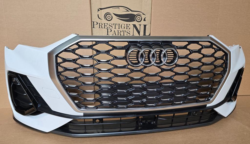 Voorbumper Audi Q3 83A F3 S-line SLINE SPORTBACK BUMPER LY9L, Auto-onderdelen, Gebruikt, -, Voor, Bumper