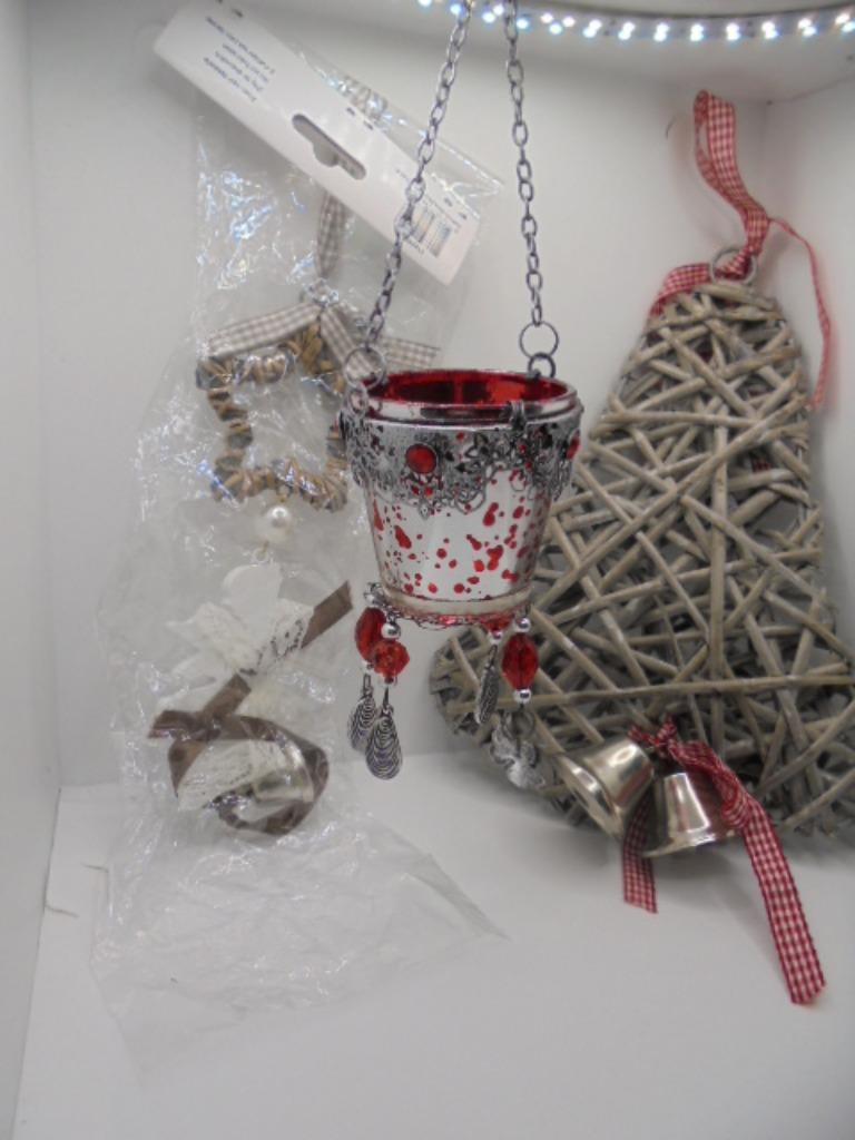 KERST DECO SET 9 STUKS NR. 7 NIEUW, Ophalen of Verzenden, Nieuw