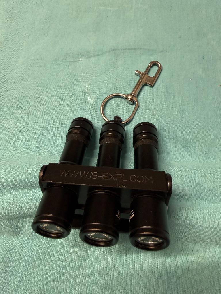 Orca Torch duiklampen (3x) plus back-up, Ophalen, Gebruikt, Duiklamp