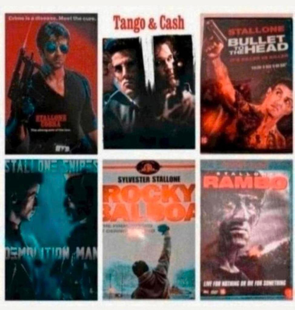 Sylvester stallone dvds movies, Tickets en Kaartjes