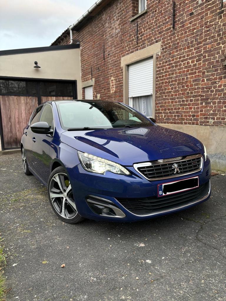Peugeot 308 GT-Line, Auto's, Peugeot, 1998 cc, Blauw, Bedrijf, 5 deurs