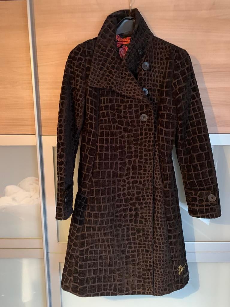 Jas / damesjas Desigual ‘ 40, Maat 38/40 (M), Zwart, Ophalen of Verzenden, Desigual
