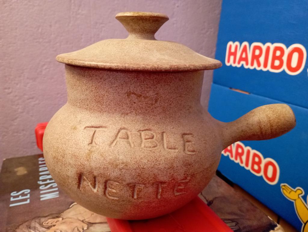 Pot en gré / ceramique Table nette, Enlèvement