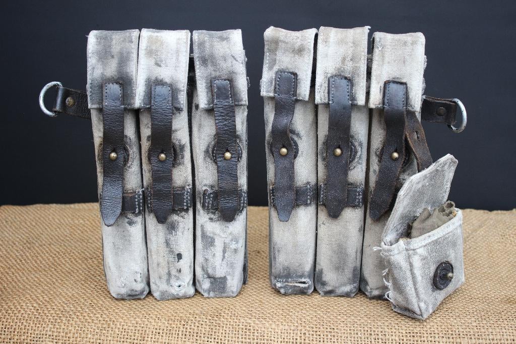 Bel ensemble complet de sacs de chargement MP38/40., Collections, Objets militaires | Seconde Guerre mondiale, Armée de terre