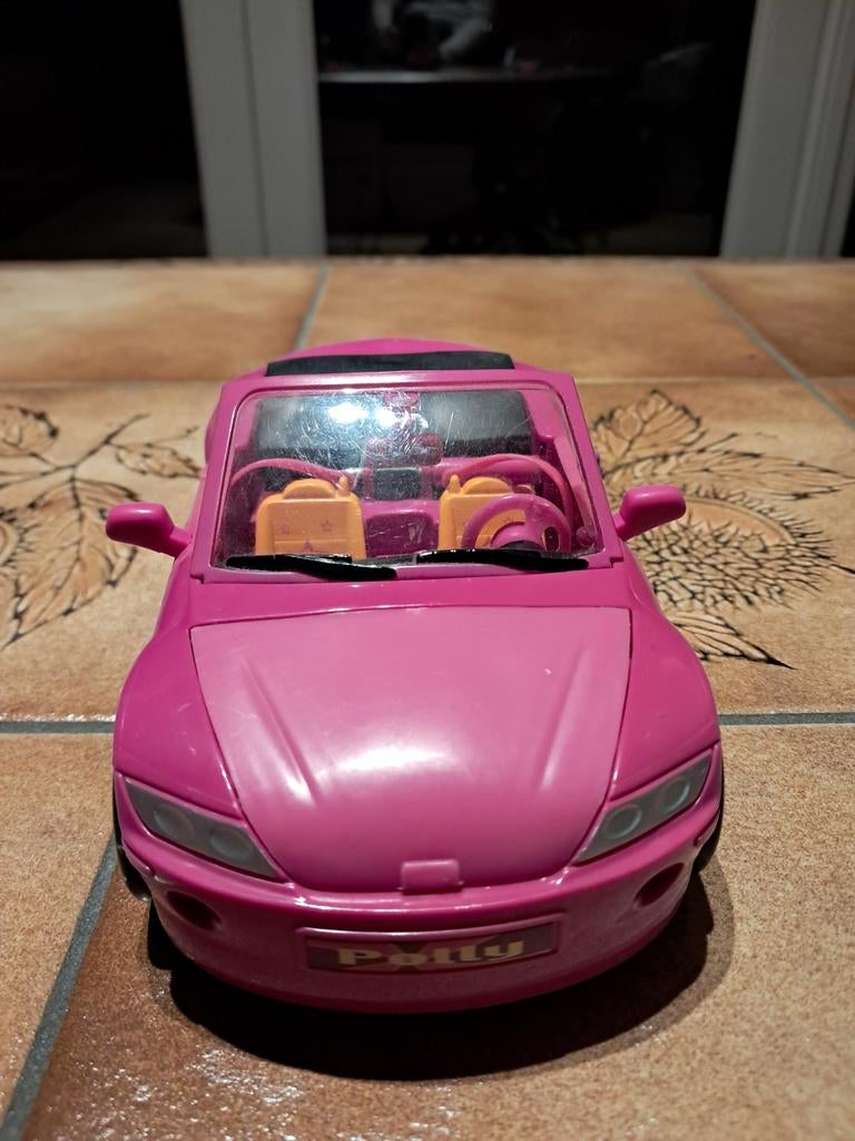 Polly Pocket 2003 voiture décapotable rose, Enlèvement ou Envoi, Utilisé, Autres types