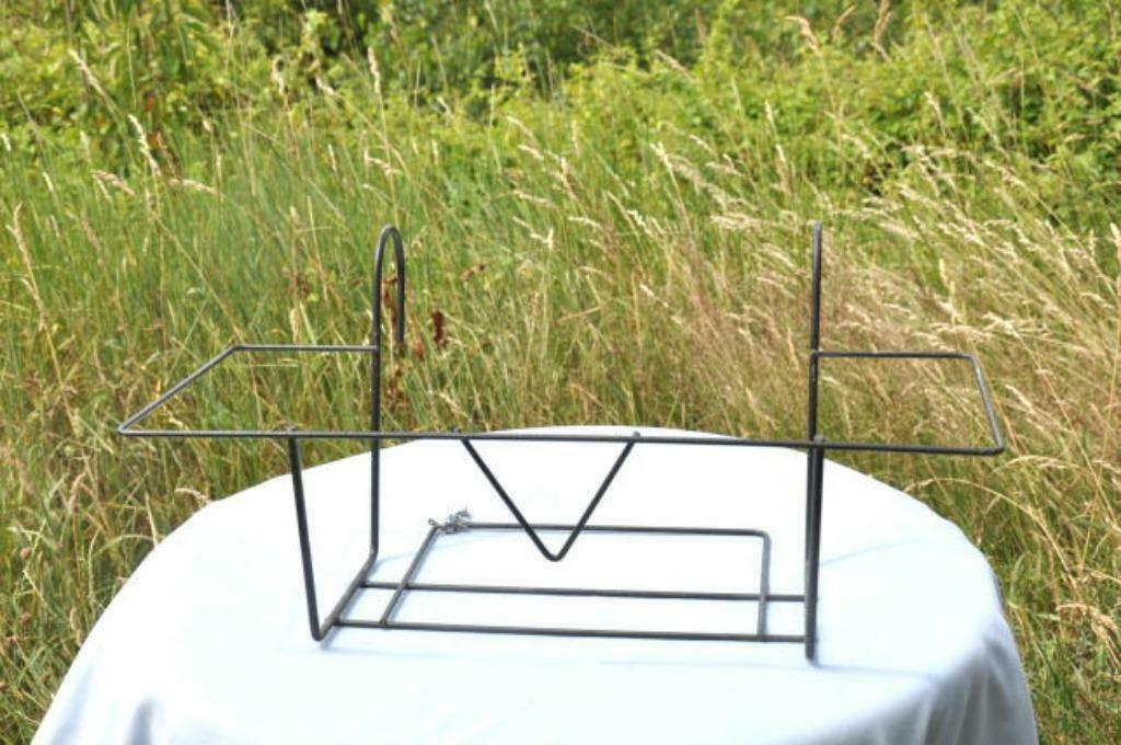 § support métallique pour vasque de balcon, Enlèvement ou Envoi, Comme neuf, Moins de 40 cm, Rectangulaire