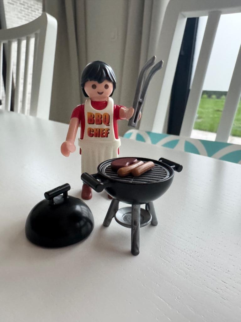 Playmobil set 4649 special papa met grill BBQ compleet, Ophalen of Verzenden, Zo goed als nieuw