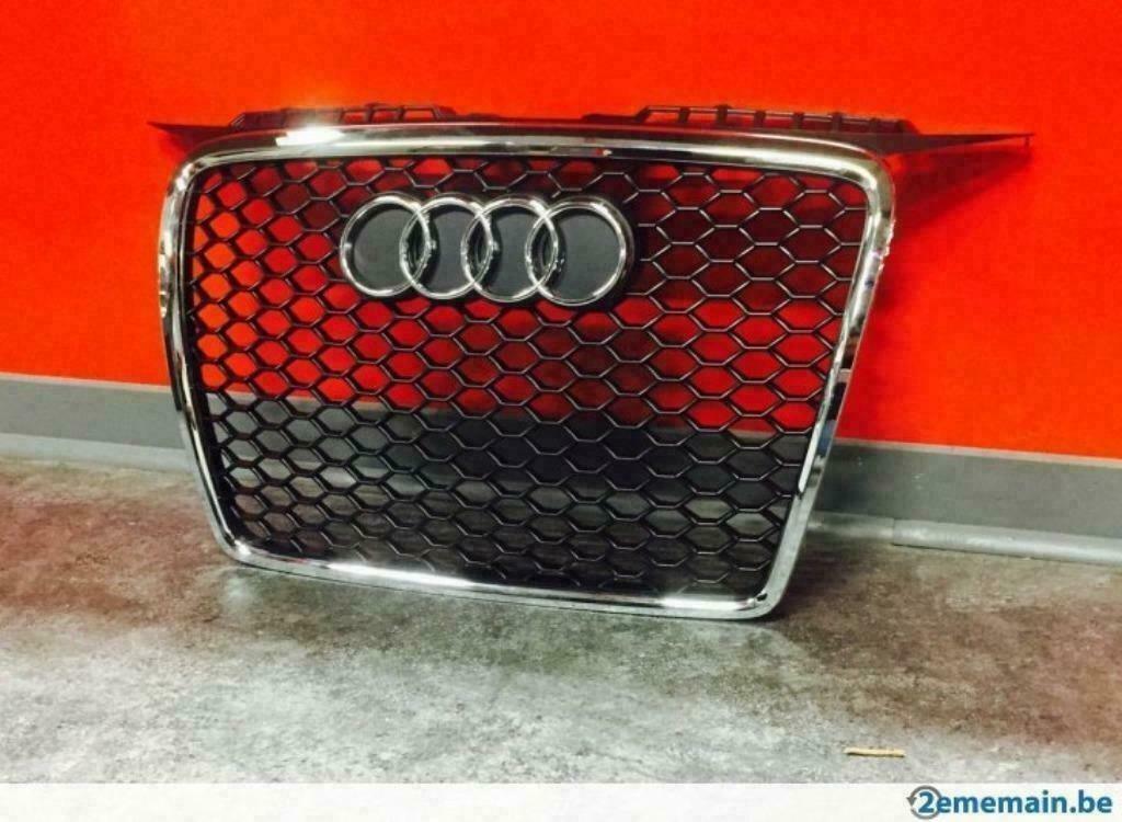 Calandre look RS3 noir contour chrome -Audi A3 8P (05-08), Enlèvement