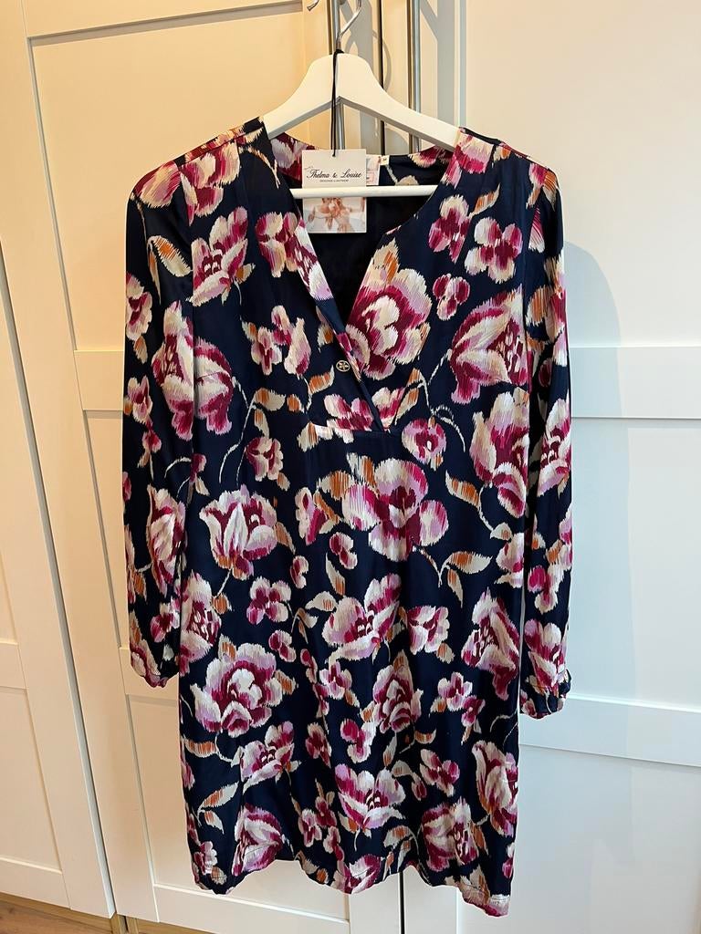 Thelma&Louise stijlvolle herfst-dress, 38, as new, Ophalen of Verzenden, Maat 38/40 (M)