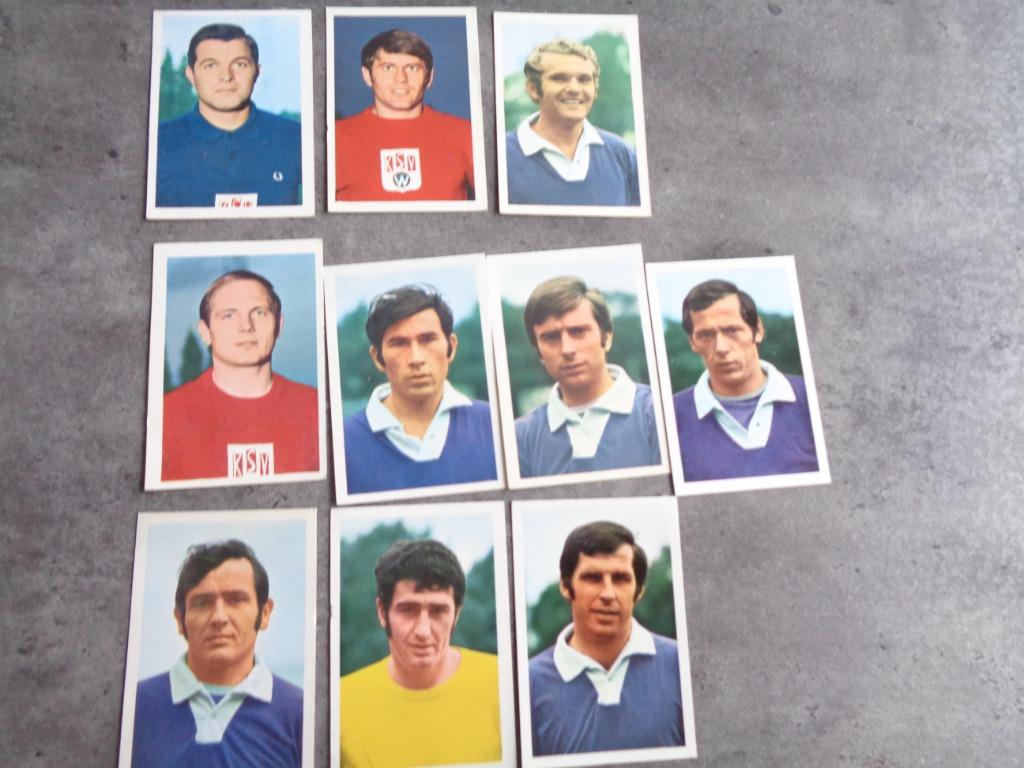 Voetbal prenten plaatjes anno 1970/1971 ed. Vanderhout  10x, Verzenden