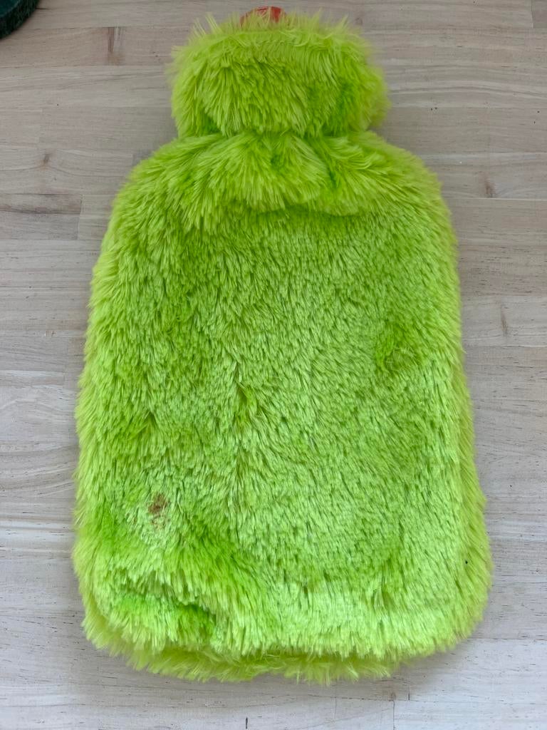 Warmwaterkruik met hoes kat, Ophalen, Zo goed als nieuw