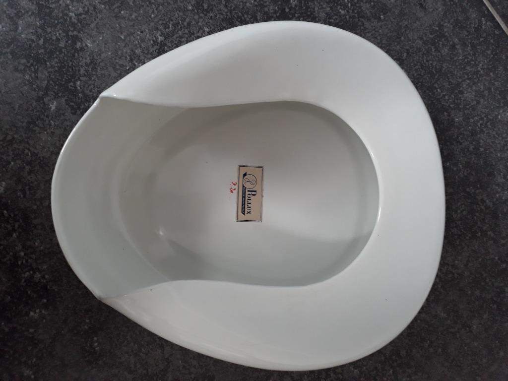 Grote bedpan, geëmailleerd plaatwerk, oud maar nieuw, Antiek en Kunst, Ophalen of Verzenden