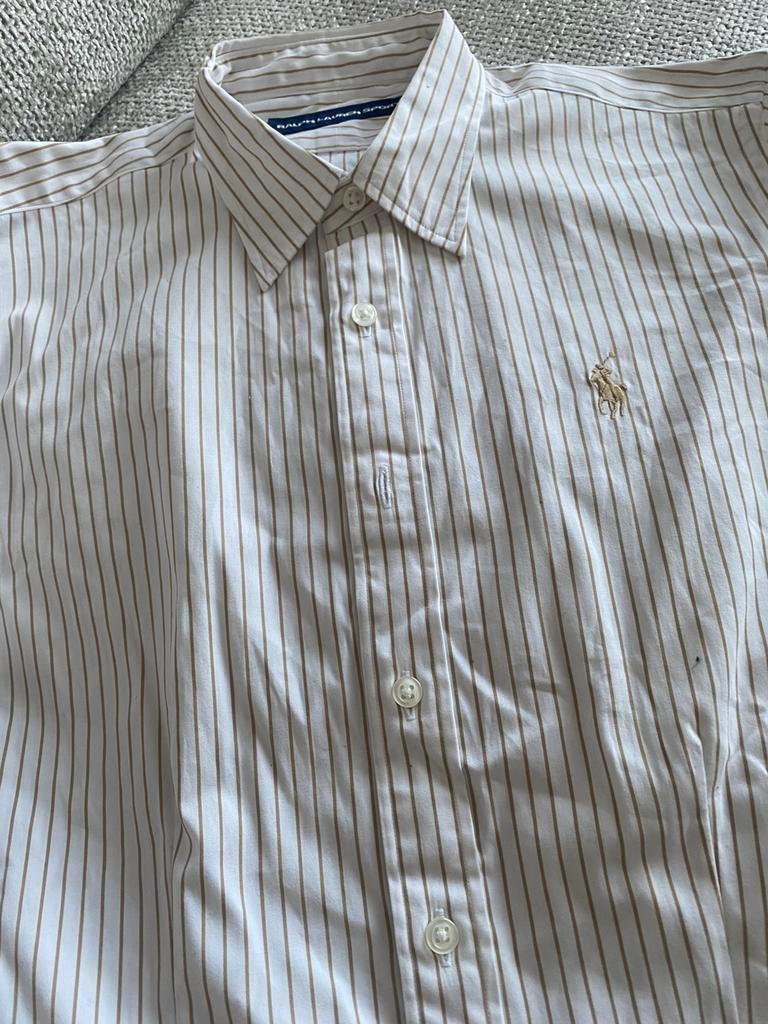 Damesbloes Ralph lauren sport mt 10, Kleding | Dames, Ophalen, Zo goed als nieuw, Beige