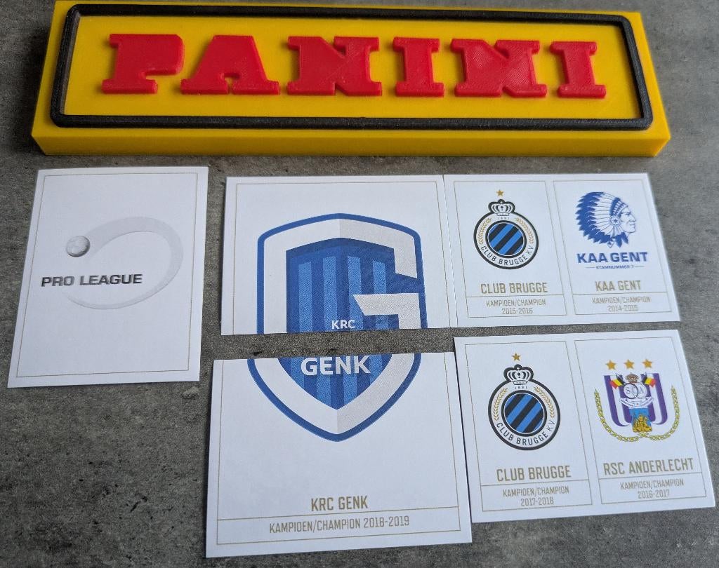 PANINI 5x STICKERS FOOTBALL 2019/20 PRO LEAGUE voetbal, Ophalen of Verzenden, Nieuw