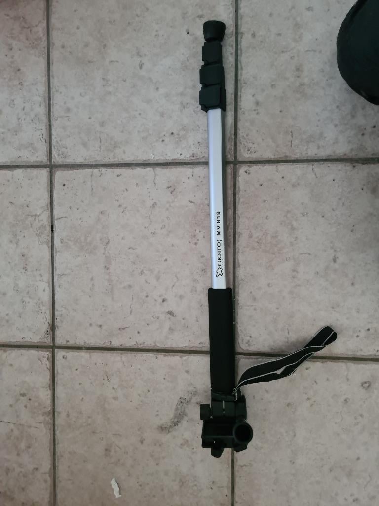 Giotto MV 818 Monopod, met balhoofd zonder snelwisseladapter, Balhoofd, Ophalen of Verzenden, Zo goed als nieuw, 150 tot 175 cm