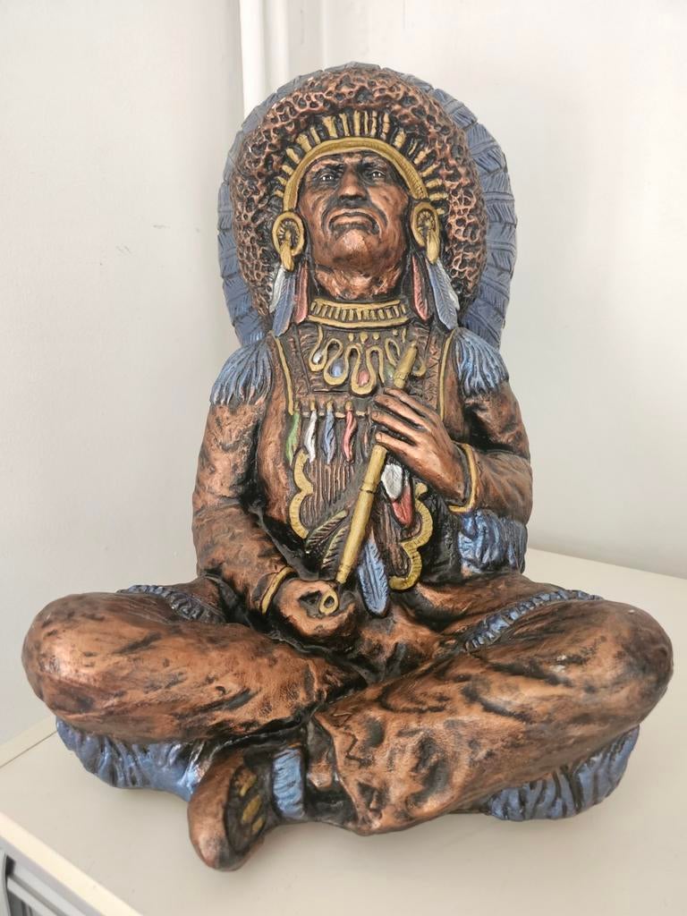 Indiaan beeld, Ophalen, Gebruikt