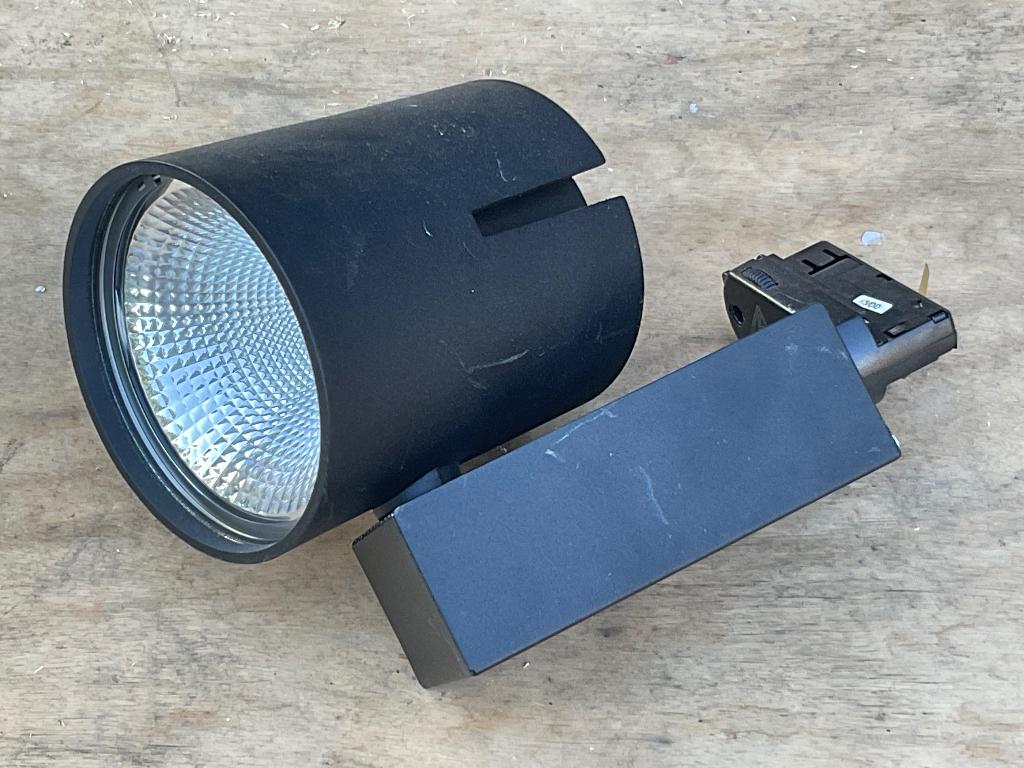 Led plafond verlichting voor winkel, Ophalen, Metaal of Aluminium, Zo goed als nieuw, Modern