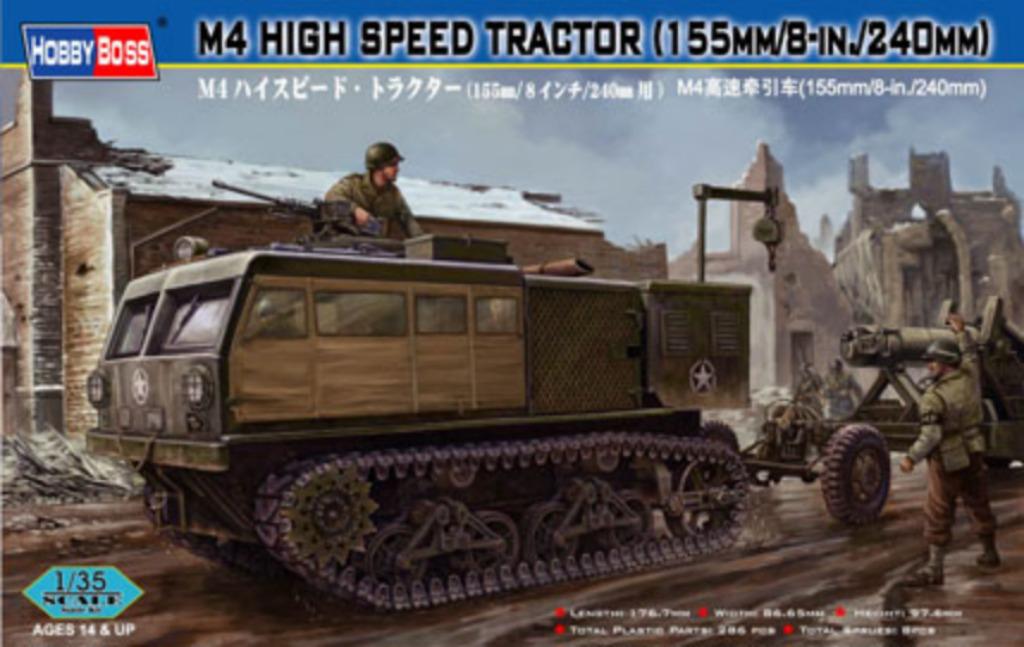 HOBBY BOSS 82408 M4 high speed tractor échelle 1/35, Neuf, Autres marques, Tank, Enlèvement ou Envoi