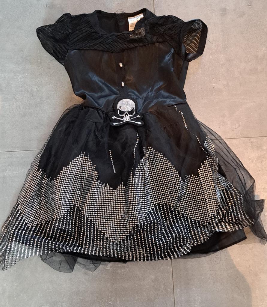 Halloween kleedje 7-10 jaar, Ophalen of Verzenden, Zo goed als nieuw, Meisje