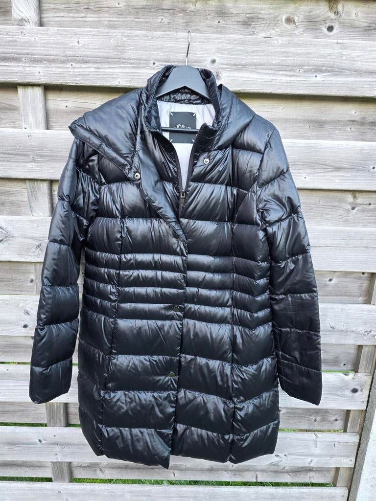 Zwarte jas, merk s.OLIVER black label, maat 38/40, Enlèvement, Taille 38/40 (M)