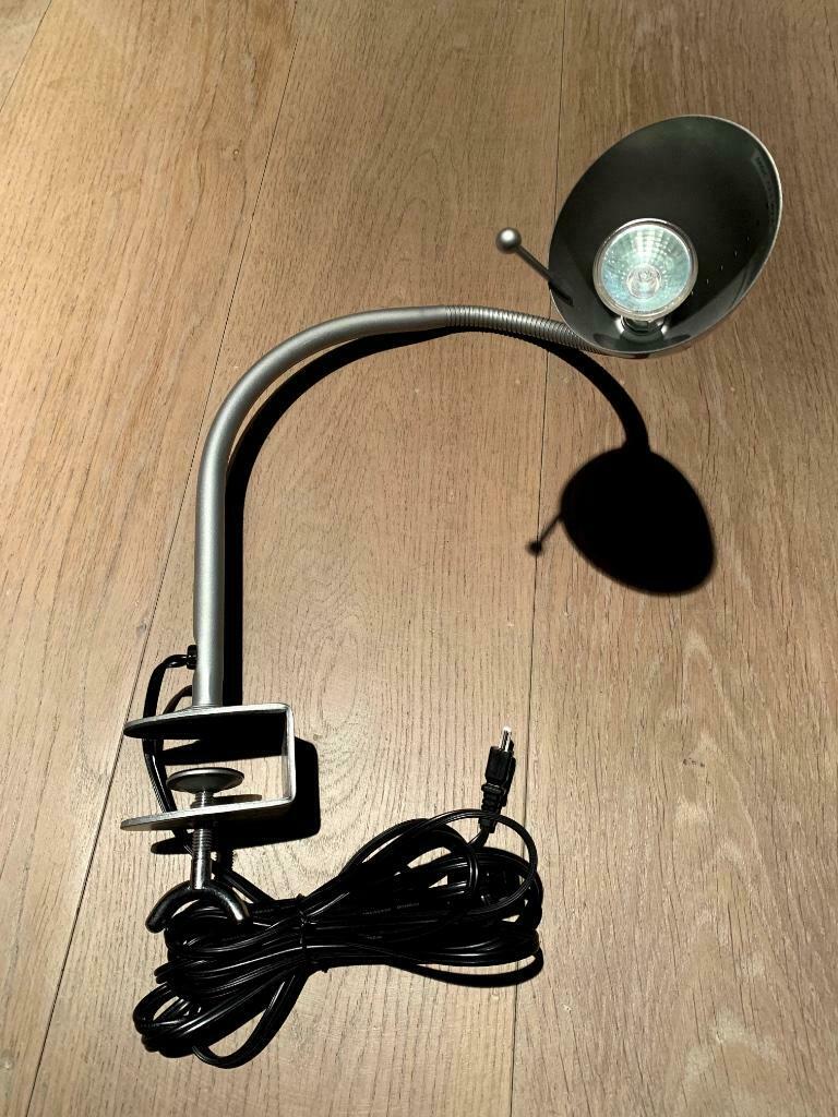Bureaulamp met klem, Huis en Inrichting, Ophalen, Zo goed als nieuw, Neutraal