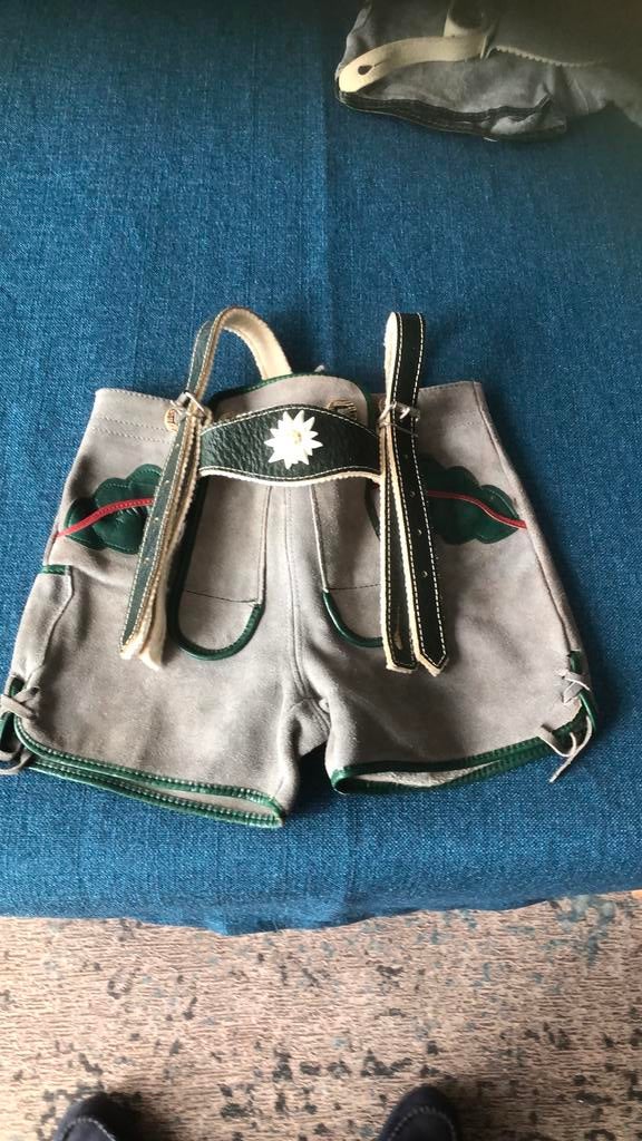 Tirolerbroek lederhosen, Ophalen, Zo goed als nieuw