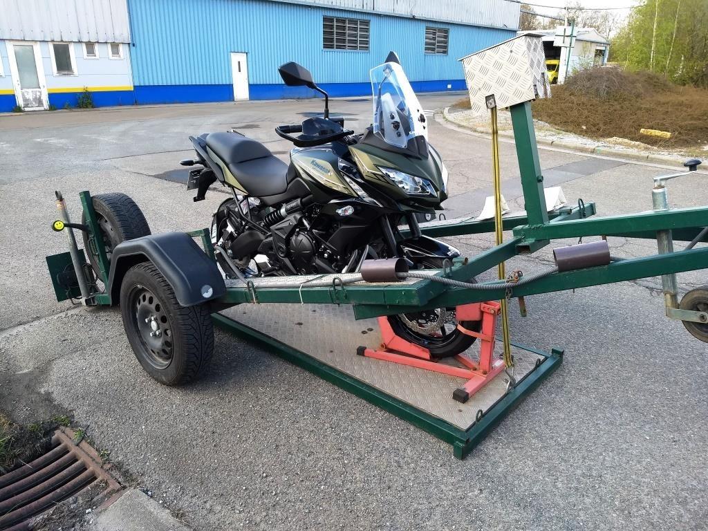 Location Remorque Moto à Chargement au Sol, Auto diversen, Aanhangers en Bagagewagens, Ophalen