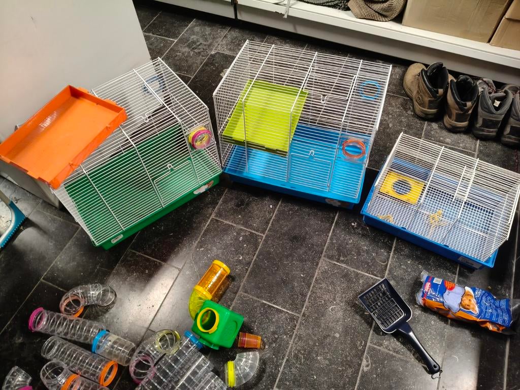 Knaagdier kooien + toebehoren, Dieren en Toebehoren, Ophalen, Zo goed als nieuw, Kooi, Muis