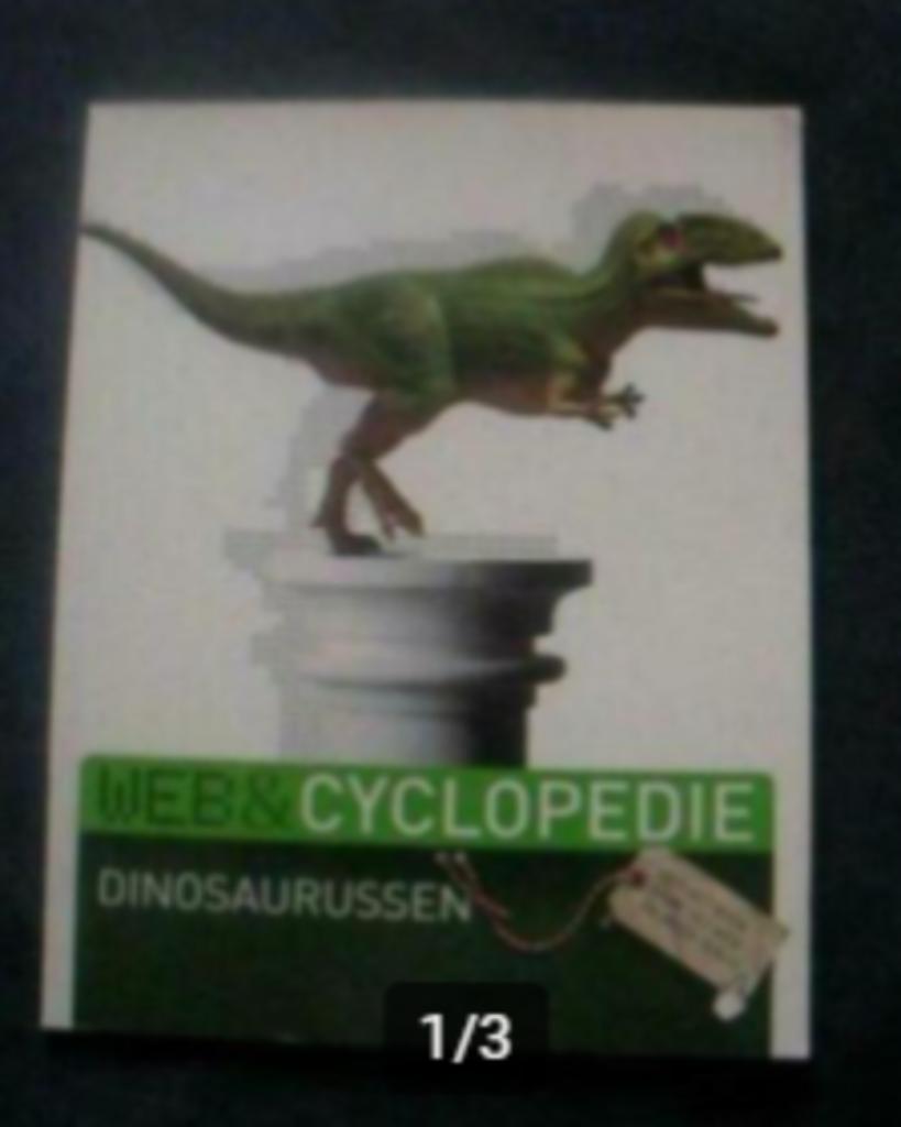 boek web & cyclopedie dinosaurussen, Boeken, Ophalen of Verzenden