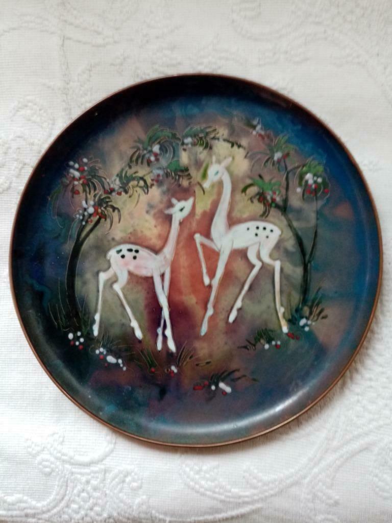 Assiette murale  Hollandaise painture émaillée sur cuivre50s, Antiquités & Art, Antiquités | Bronze & Cuivre, Cuivre, Enlèvement ou Envoi