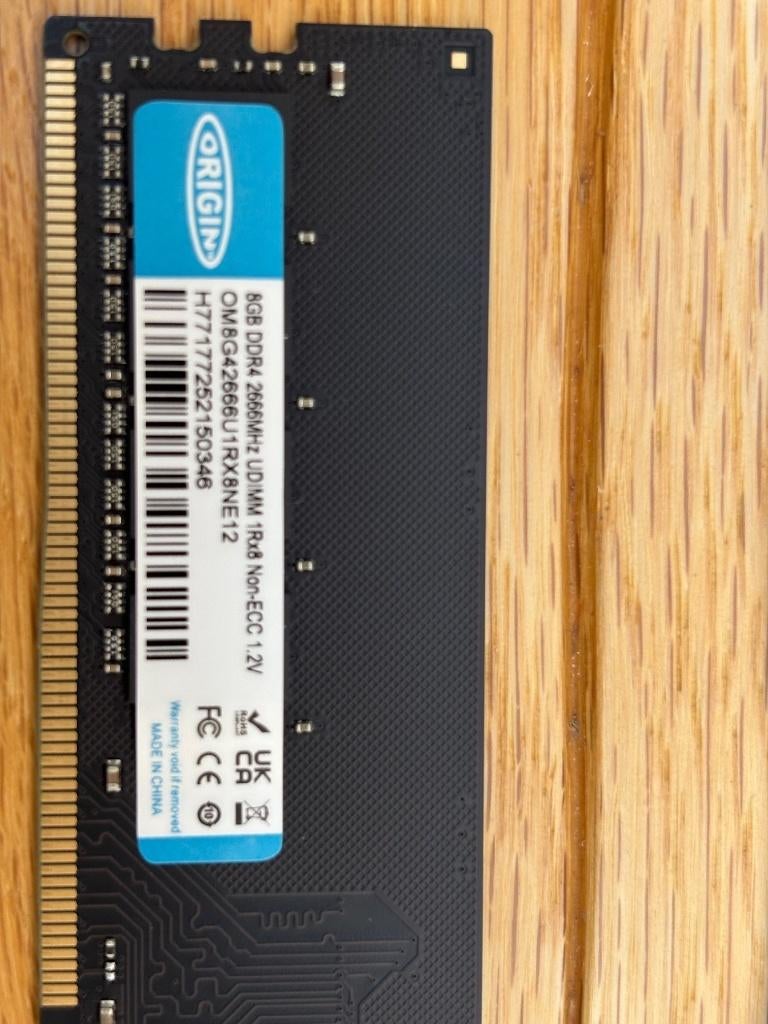 16 Go de RAM DDR4 2666 MHz Origin, Neuf, Enlèvement ou Envoi, DDR4, Desktop