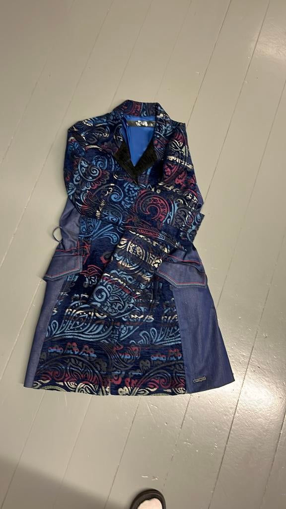 Manteau neuf Desigual Équivalent taille S/M, Zo goed als nieuw, Blauw