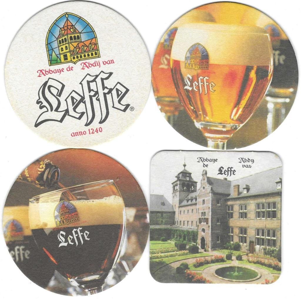 bierviltjes 4st Leffe, Verzamelen, Biermerken, Verzenden, Leffe