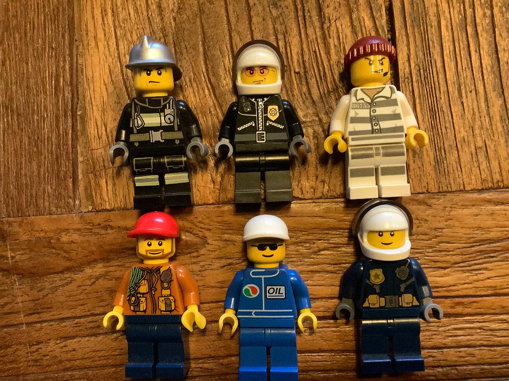 Lego figuren aanvulset 6 stuks / 207-F3, Enlèvement ou Envoi, Utilisé, Briques en vrac, Lego