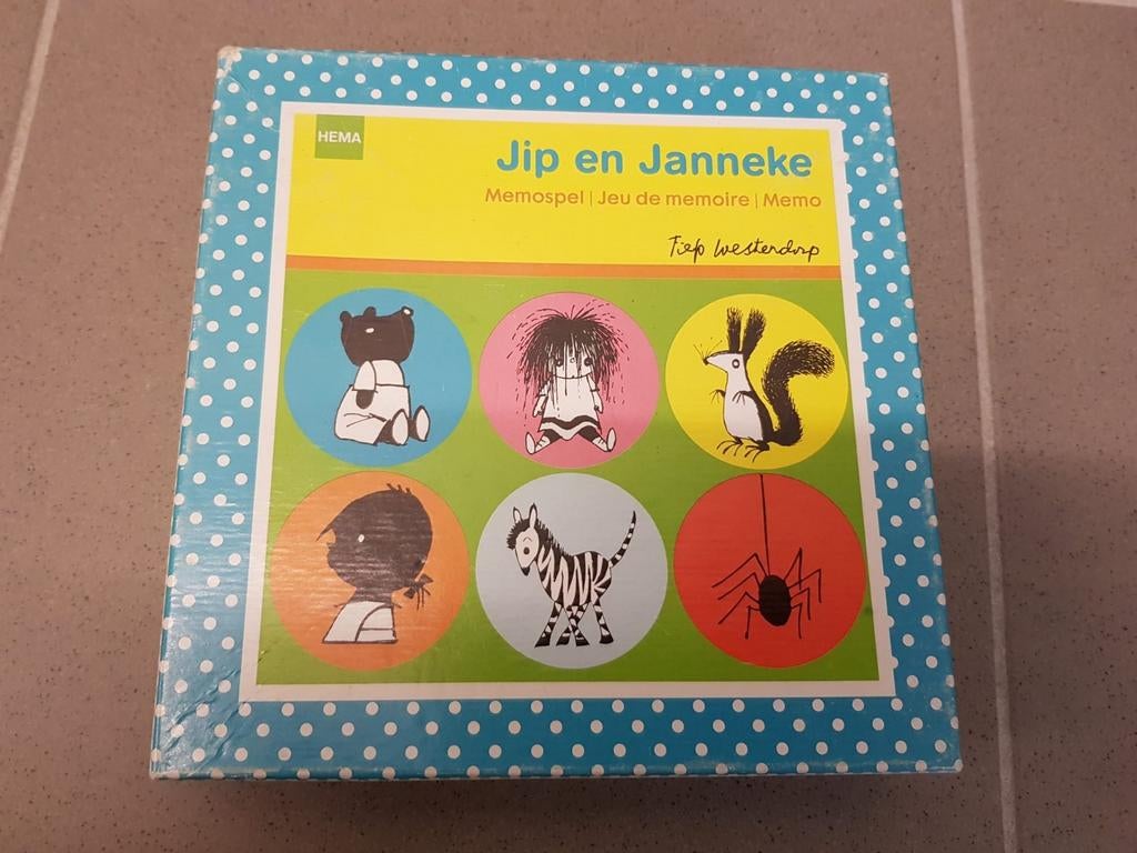Memospel Jip en Janneke educatief, Ophalen of Verzenden, Zo goed als nieuw