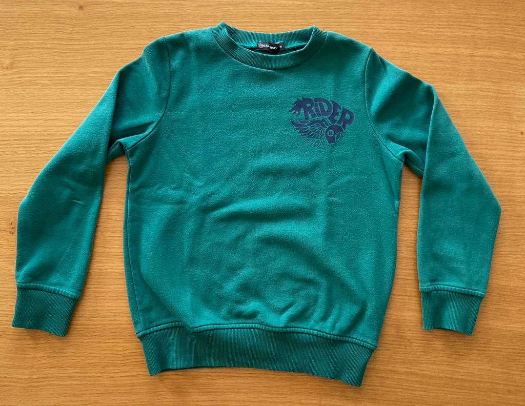Sweat vert sapin - 9/10 ans - 3€, Kinderen en Baby's, Ophalen of Verzenden, Gebruikt, Inextenso, Jongen
