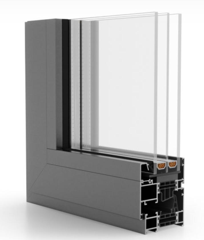 Châssis et portes PVC / ALU, Bricolage & Construction, Envoi, Neuf, Fenêtre de façade ou Vitre