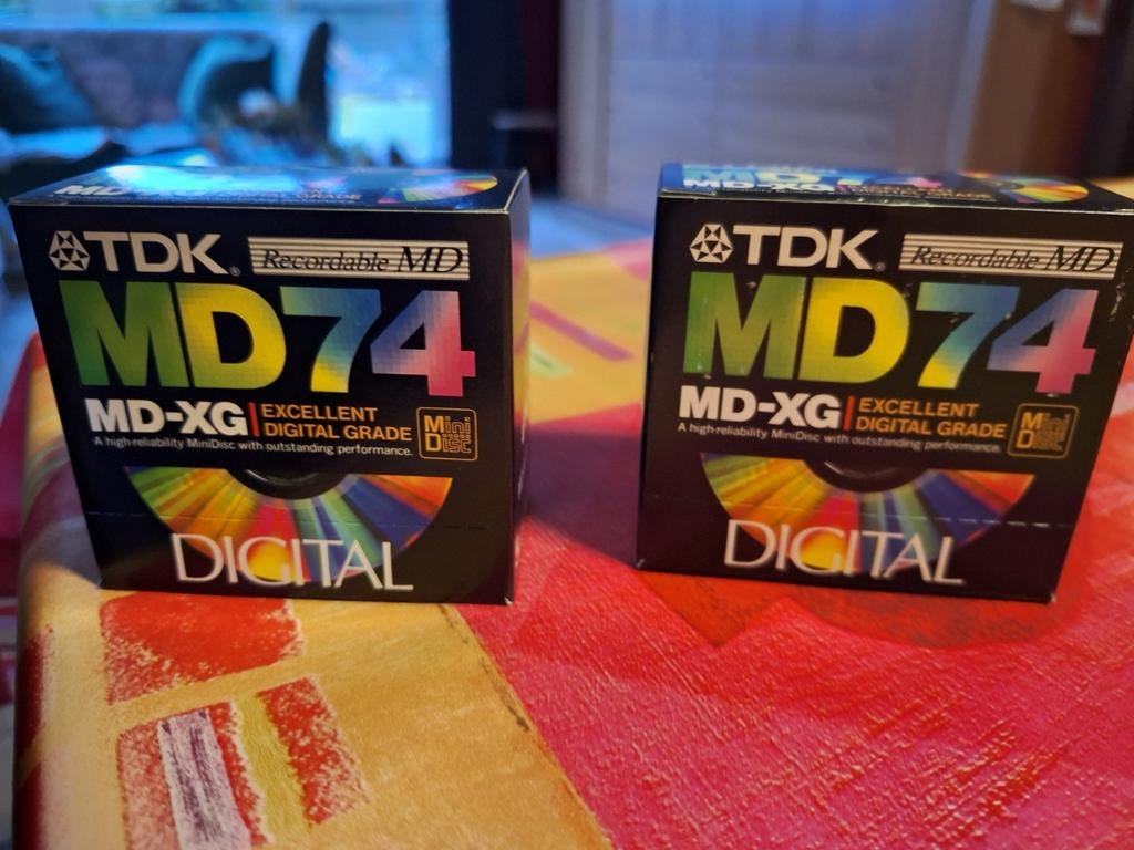 TDK recordableMD, Ophalen, Herschrijfbaar, Overige typen, Nieuw