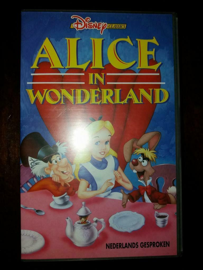 Alice in Wonderland VHS Disney, Cd's en Dvd's, Ophalen of Verzenden