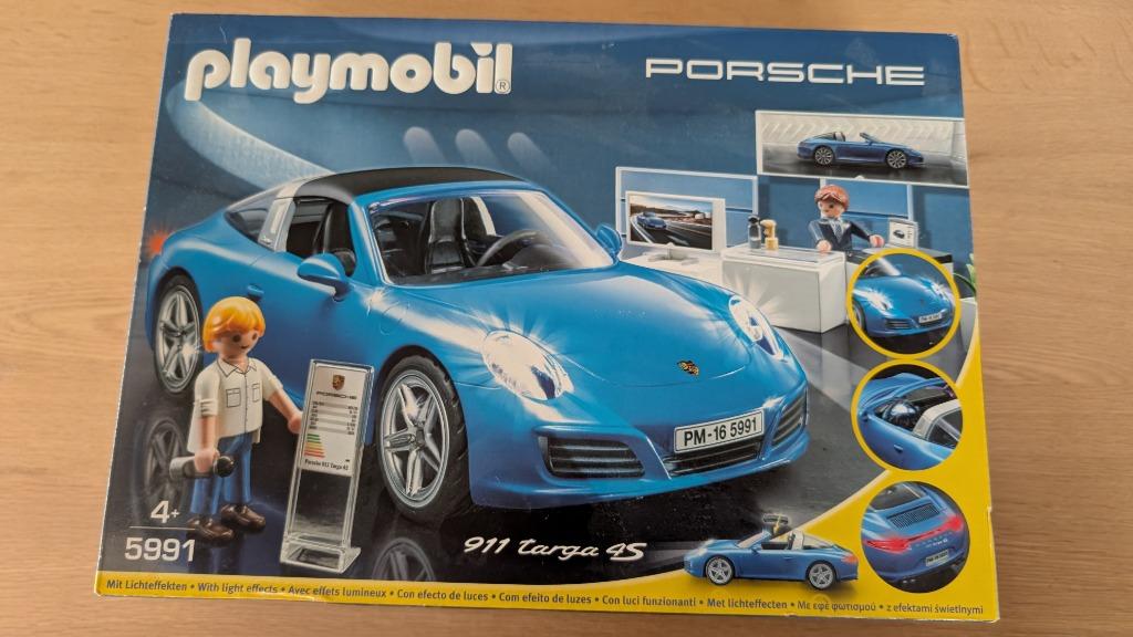 Playmobil Porsche 911 Targa 4S - 5991, Ophalen of Verzenden, Zo goed als nieuw, Complete set