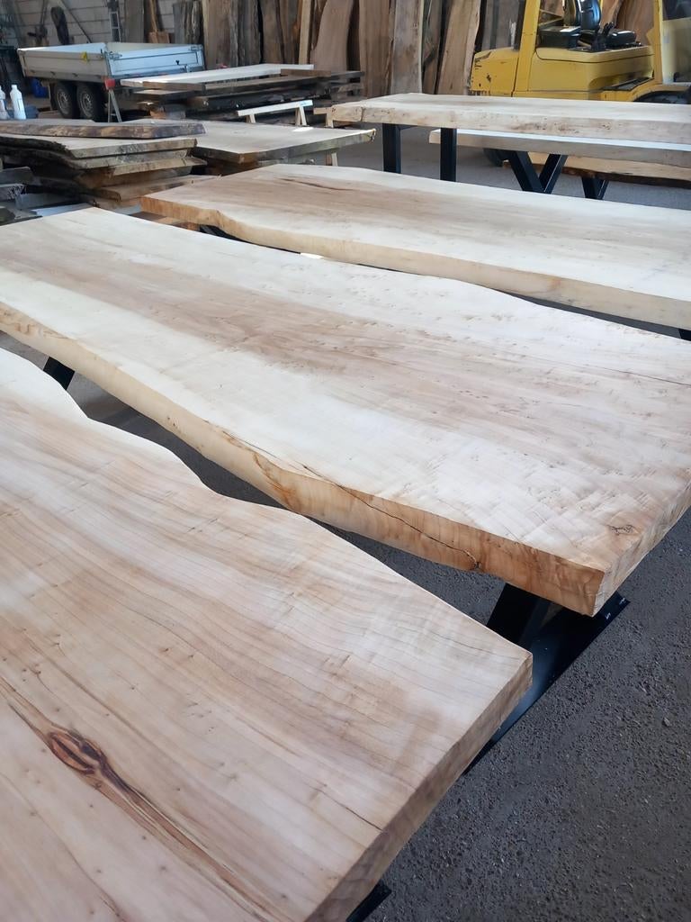 Boomstamtafels tafelbladen planken Decoratie planken Wandpla, Enlèvement, Comme neuf